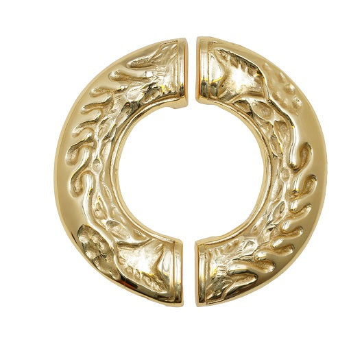 Floret Ring Wardrobe Door Handle (Set of 2)-Door Handles & Knobs-Folkstorys