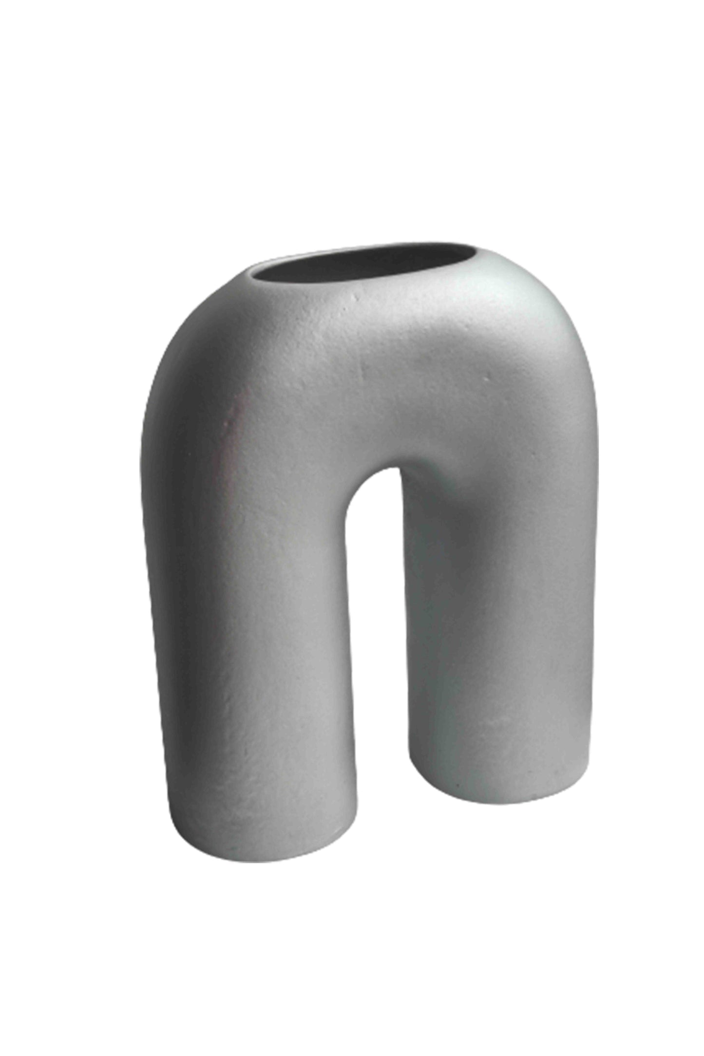 Sculptural Ivory Ceramic Vase