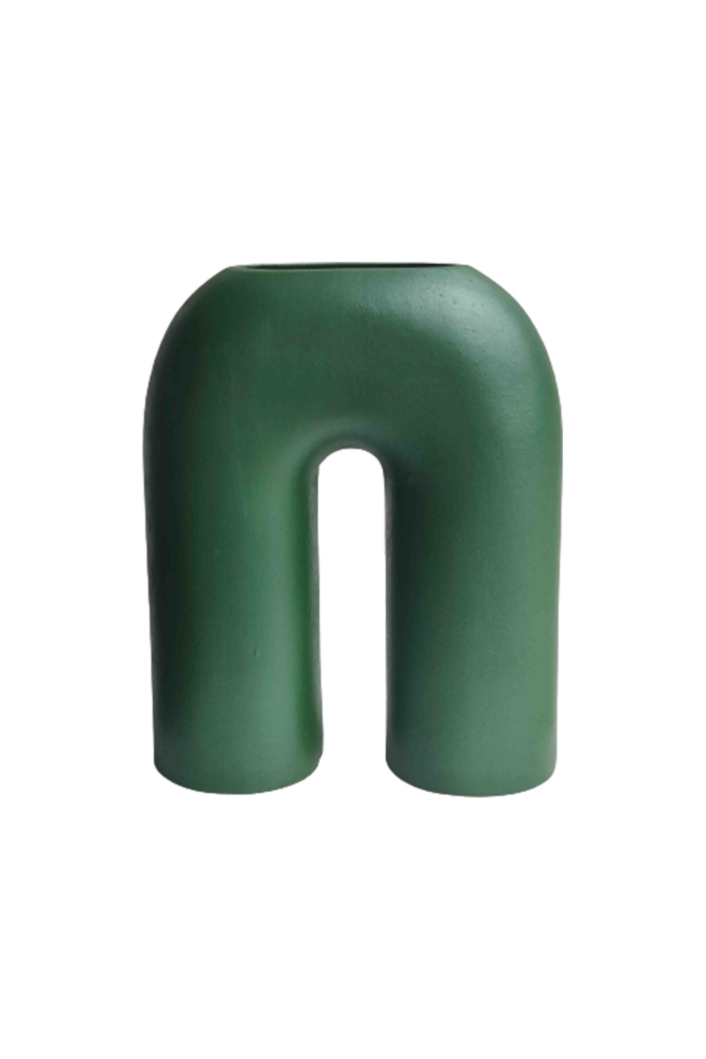 Sculptural Ivory Ceramic Vase
