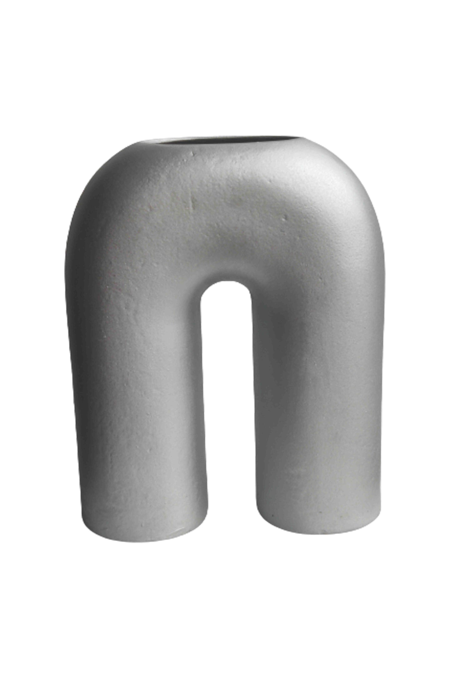 Sculptural Ivory Ceramic Vase