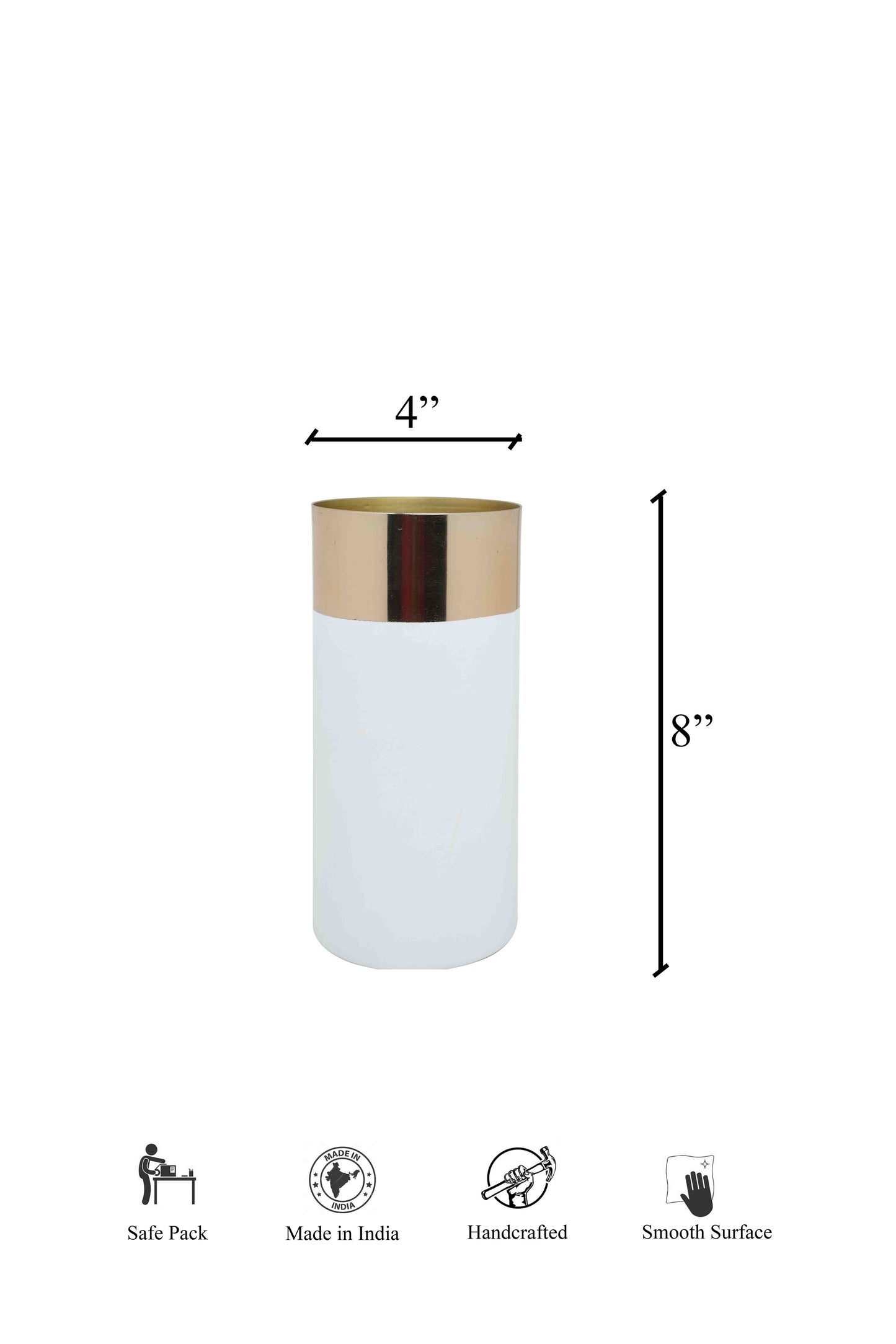 Fused Gold Vase