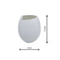 Ivory Metal Vase