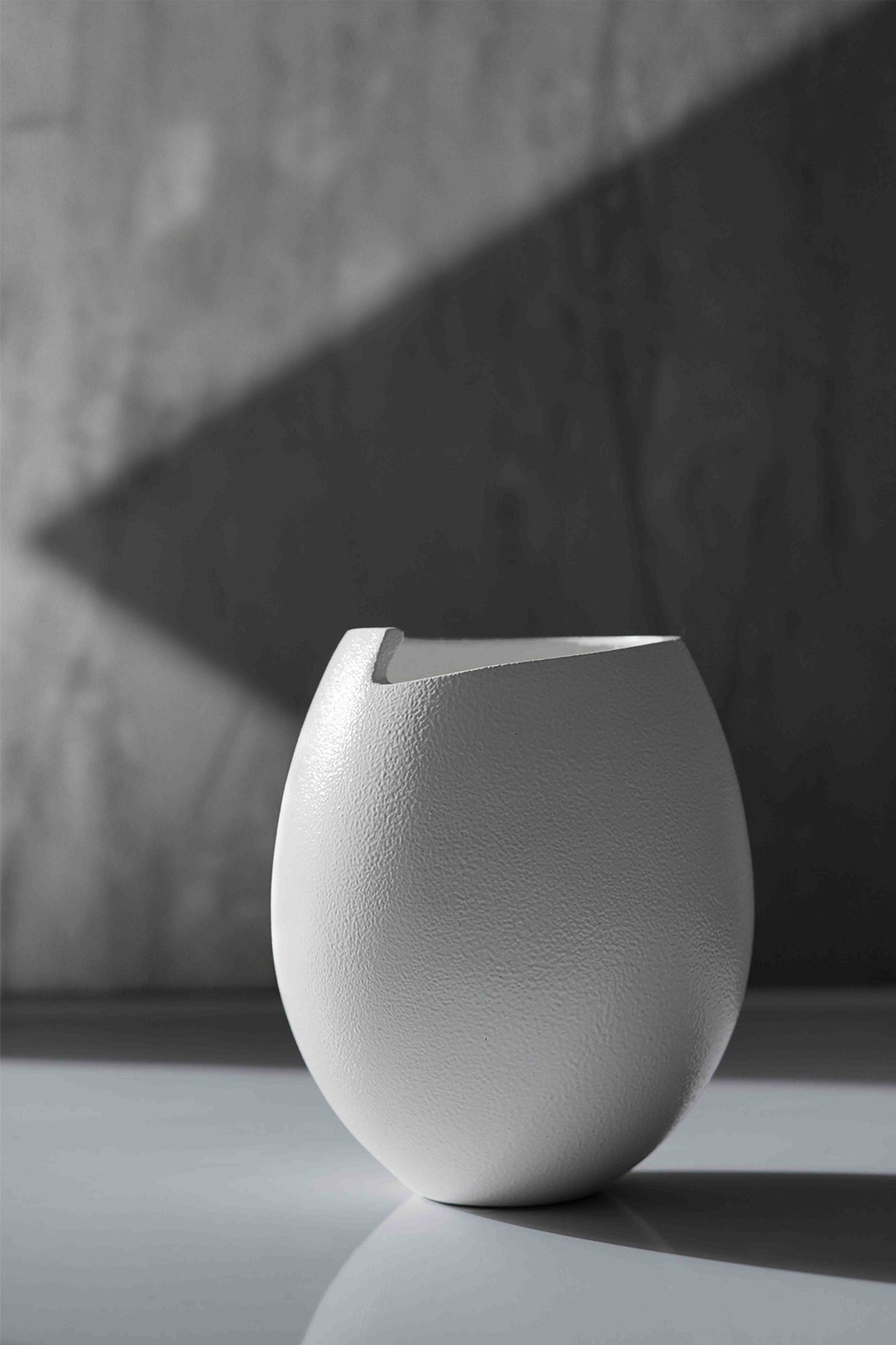 Ivory Metal Vase