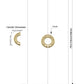 Floret Ring Wardrobe Door Handle (Set of 2)-Door Handles & Knobs-Folkstorys