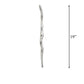 Linear Branch Wardrobe Door Handle