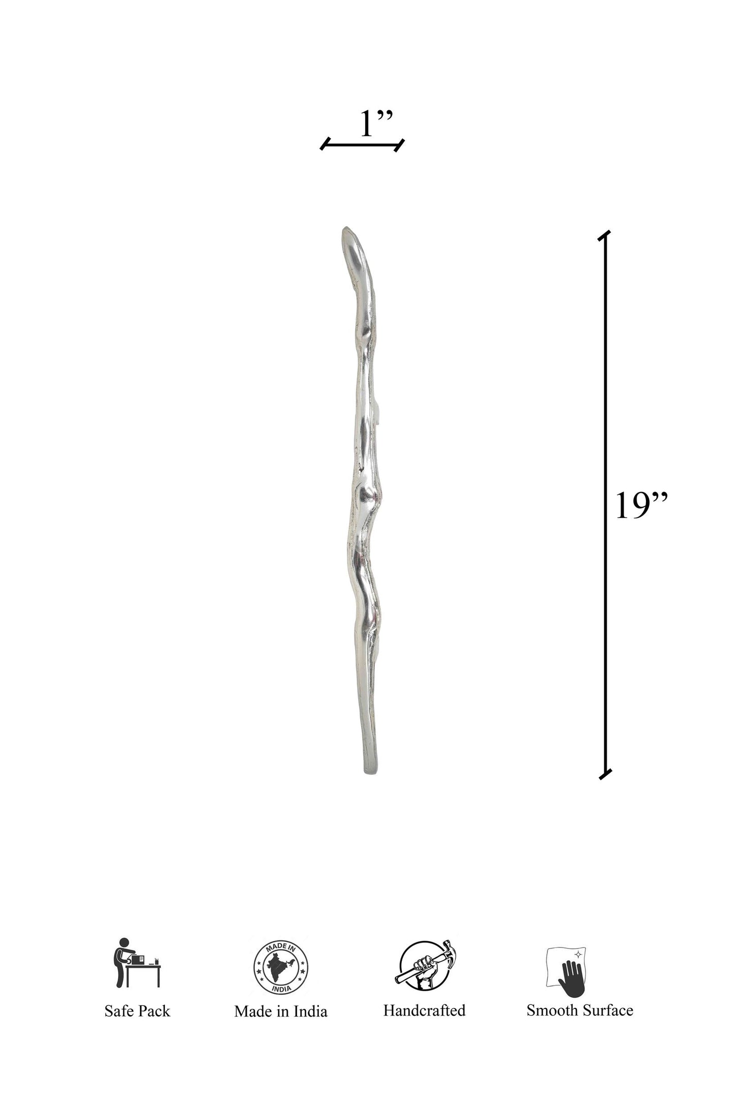 Linear Branch Wardrobe Door Handle-Door Handles & Knobs-Folkstorys