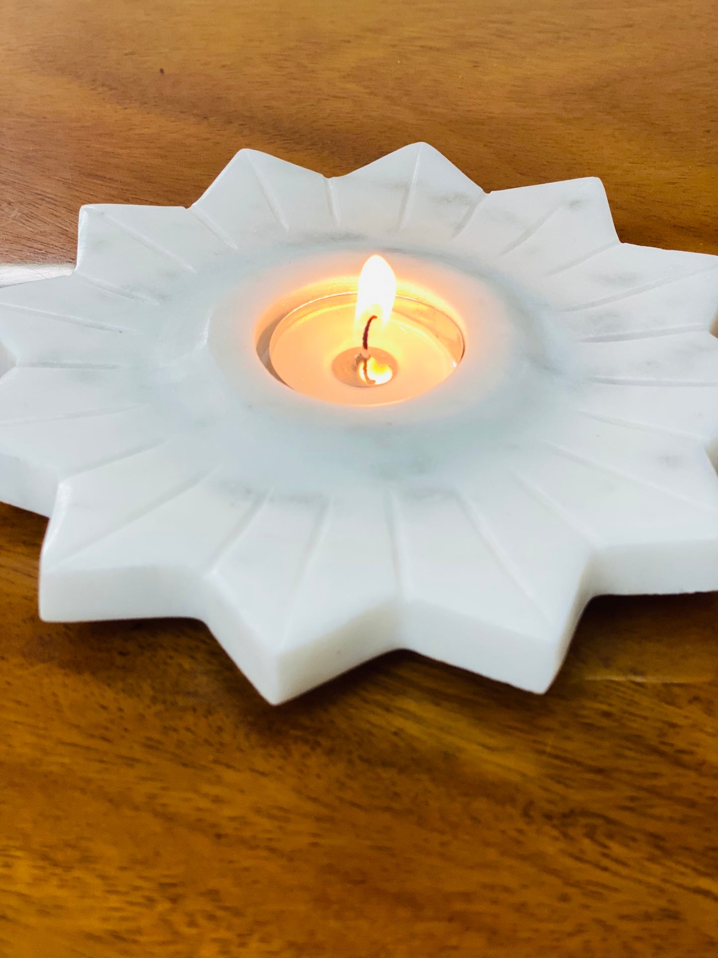 Kand Pushp Marble Diya