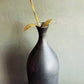 Black poring spout Pottery flower vase