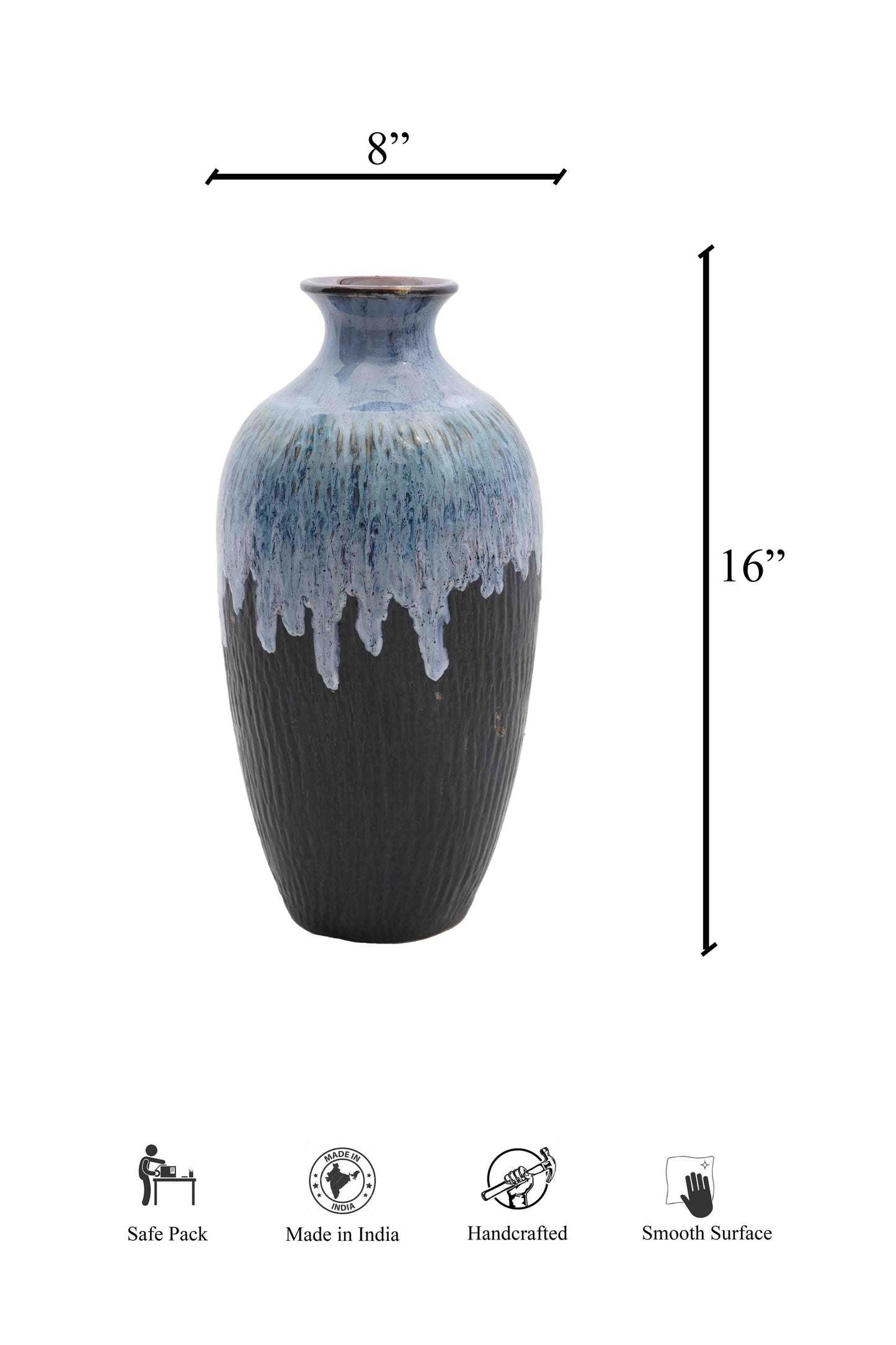 Charcoal  Vase