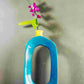 Sirahi Turquoise Big Hollow Vase