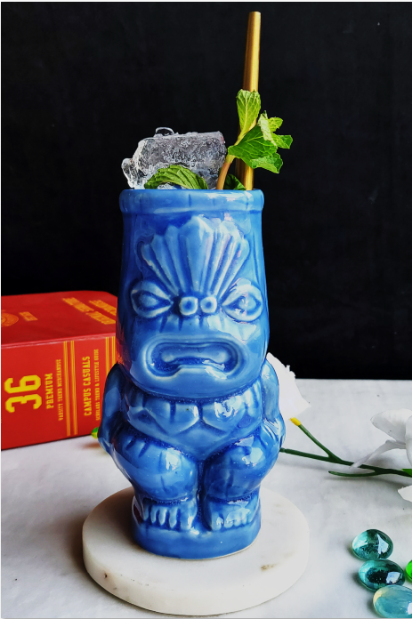 Ku Blue Tikki Mug