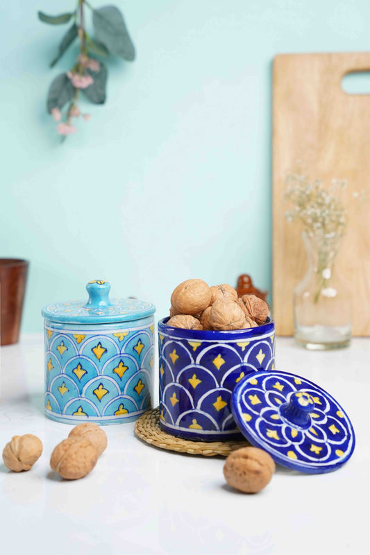 Mandana Pottery Storage Vase with Lid