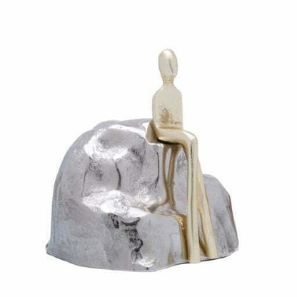 Woman on Rock Sculpture