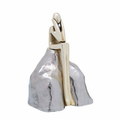 The Man And The Rock Sculpture