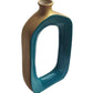Sirahi Turquoise Big Hollow Vase