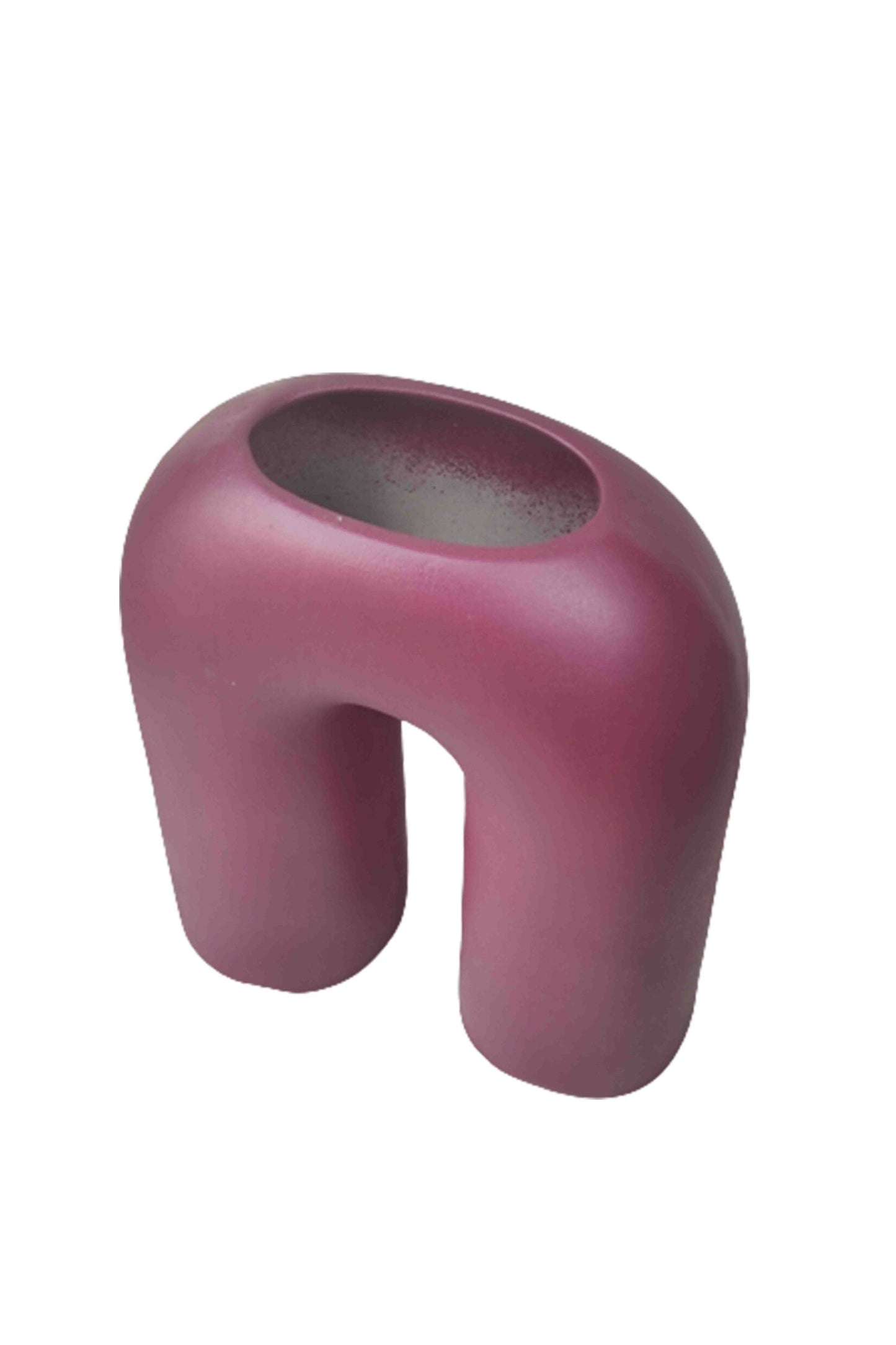 Sculptural Ivory Ceramic Vase