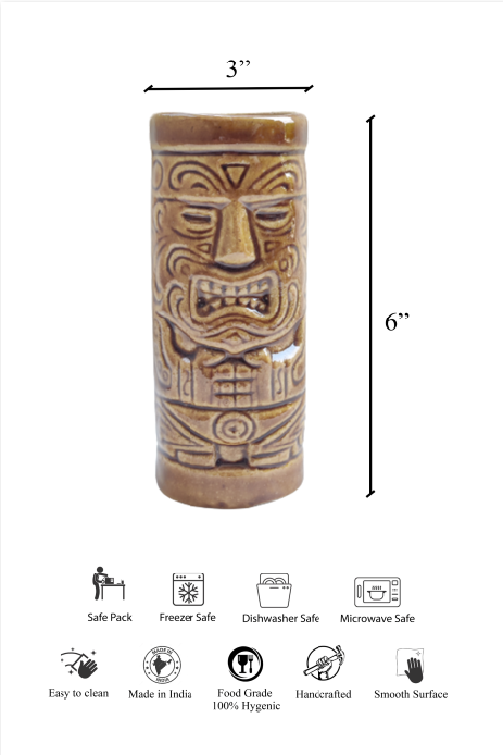 Power Brown Tikki Mug