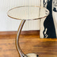 Artisinal Stainless Steel Circular End Table