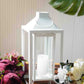 White Greek  Lantern